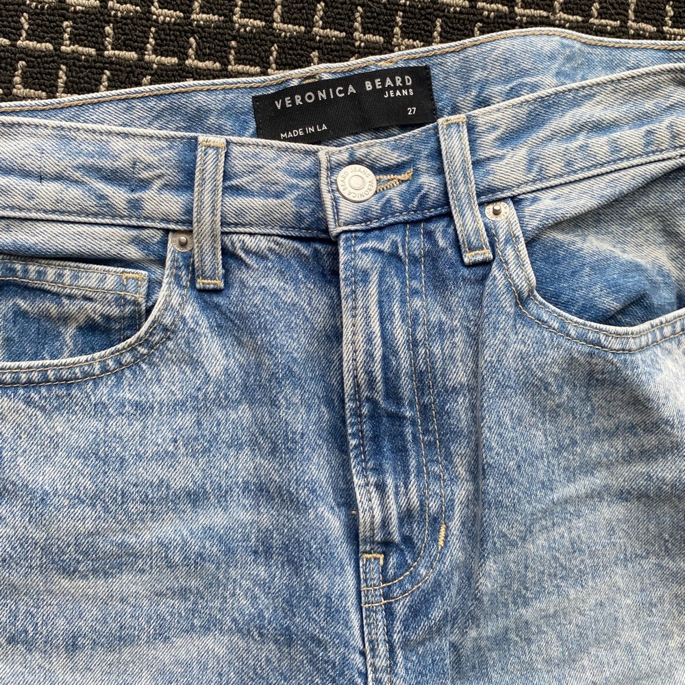 Veronica Beard Acid Wash Jeans